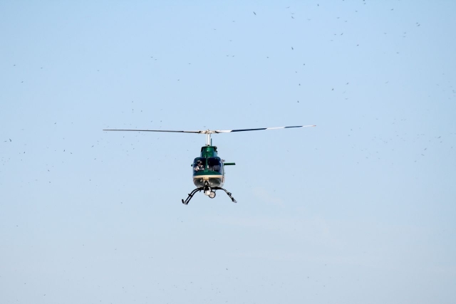 Elicottero in volo 
