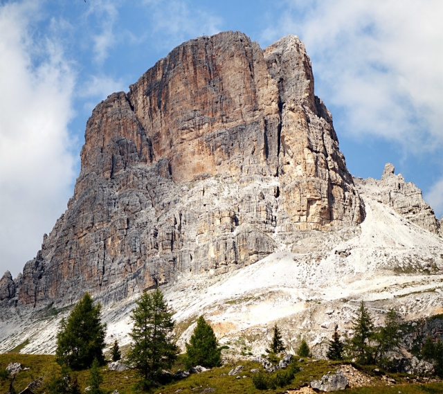 La cima durante il disgelo estivo