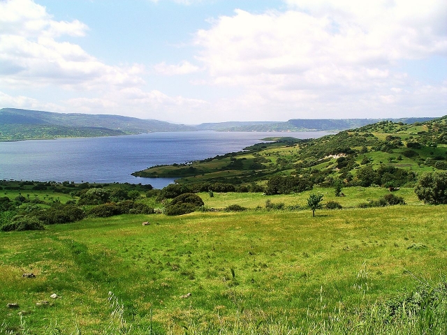  Lago de Omodeo visto desde Sedilo 