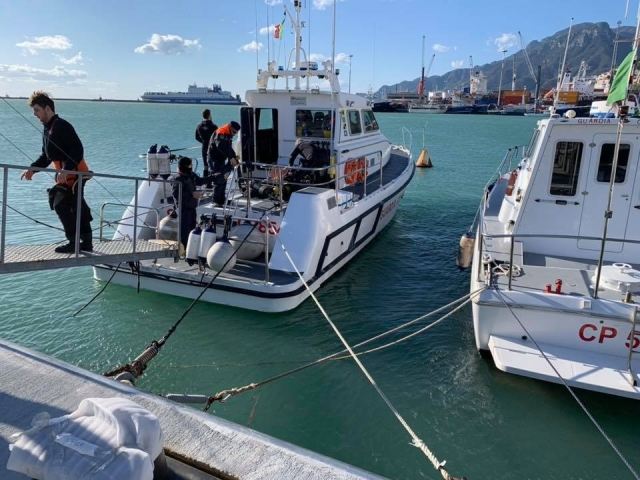  Preparação para a saída no mar 
