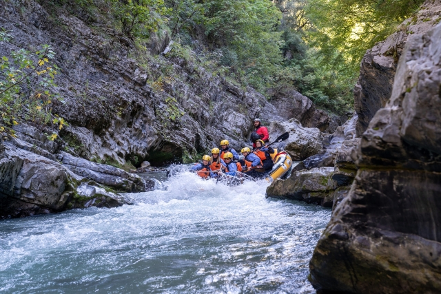Packrafting Einfache Reise in der Provinz Cosenza 1h