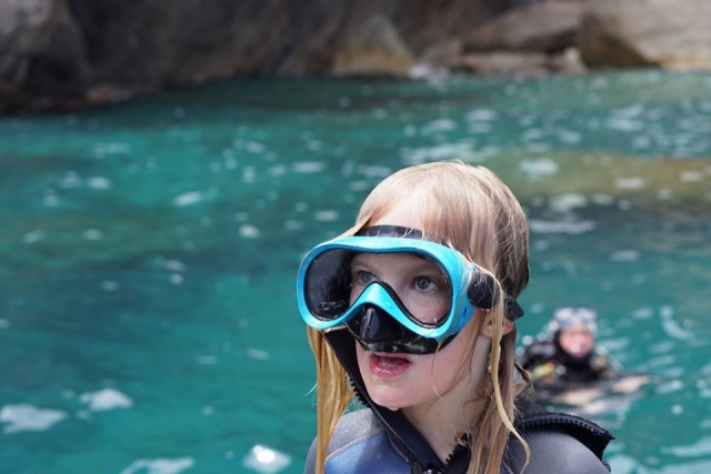  After trying snorkeling 