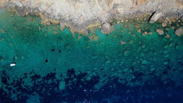  The waters of the Tyrrhenian Sea