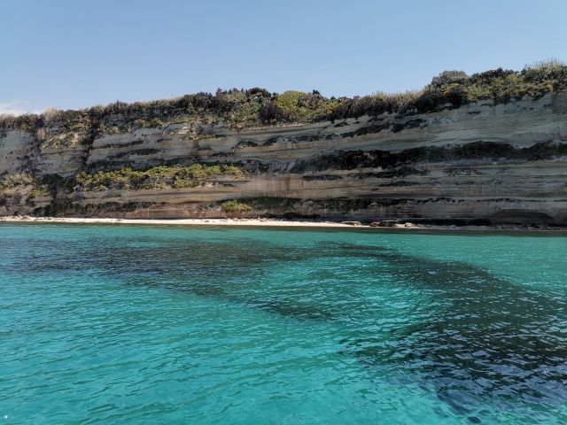 Le acque limpide di Capo Vaticano