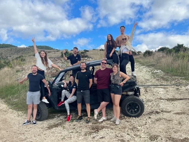 Fun with friends in Sicily