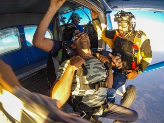 Parachute with photos and videos in San Vincenzo 45 min