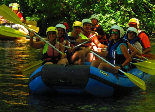  rafting en famille