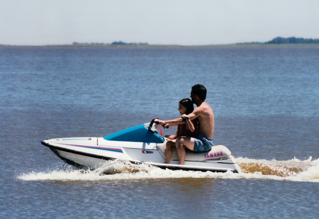 Moto d'acqua in due