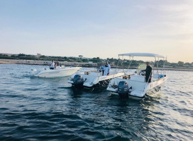  boats in the sea 