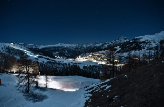 Passeio de snowmobile + jantar no Parque Rocciavrè para crianças