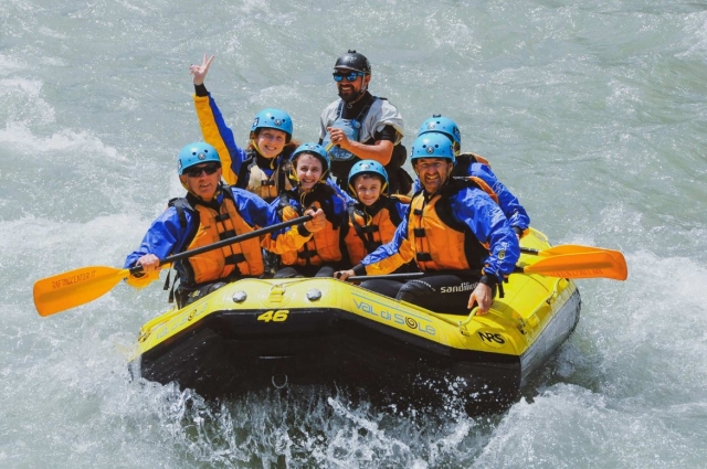  Rafting en famille 