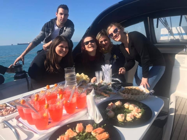 Pranzo in barca!