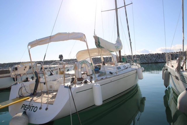 Eines unserer Boote. 