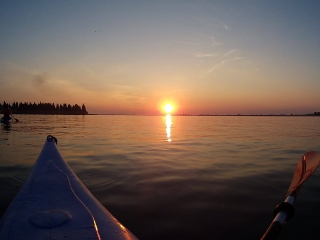 Tour notturno in kayak a Venezia di 1 ora e 40