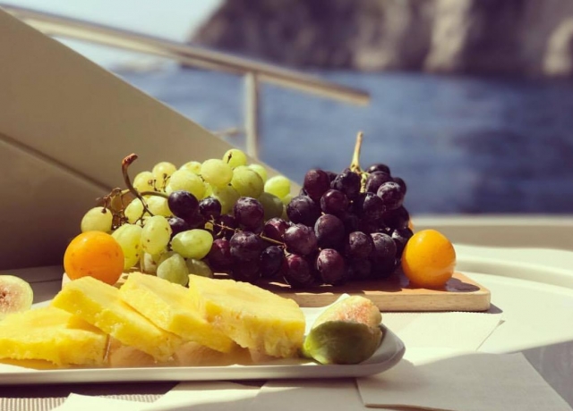 fruit aperitif on board 