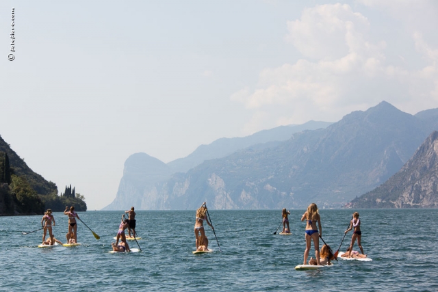  SUP am Gardasee
