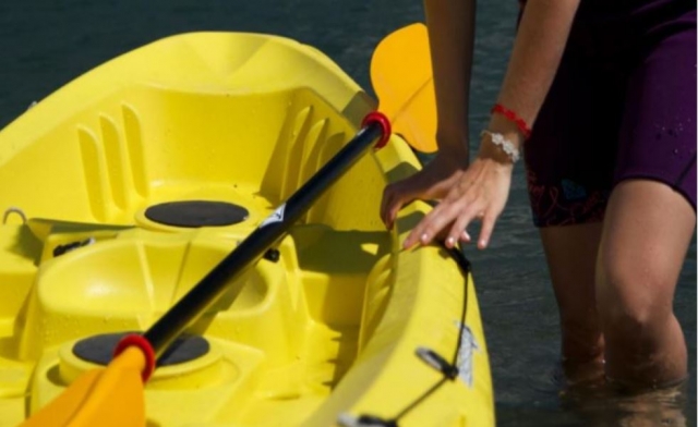  In the water to start 