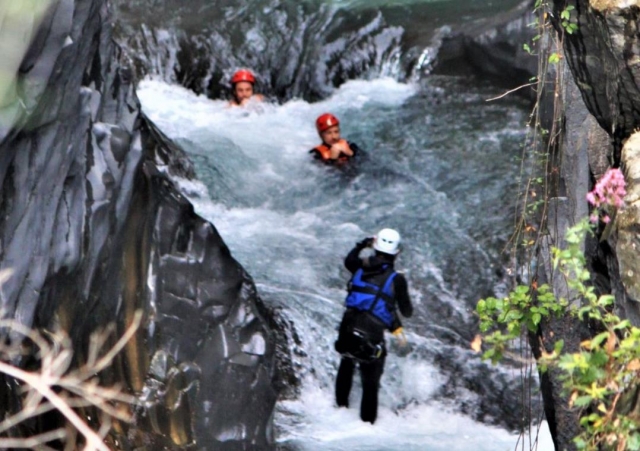  canyoning in the Alcantara 
