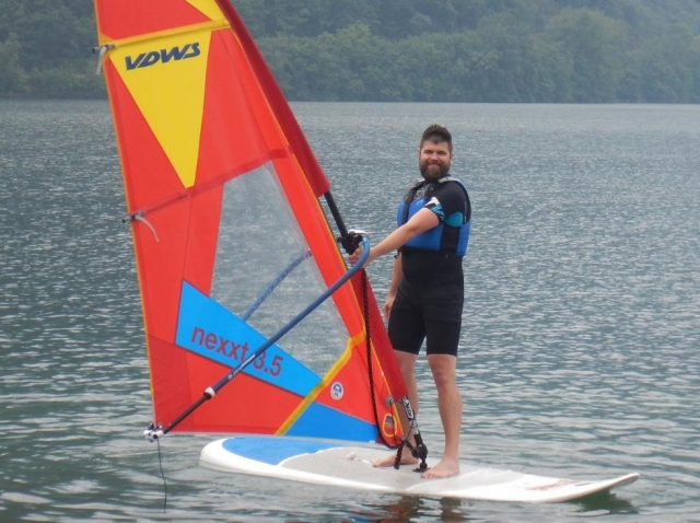  windsurf en el lago de Como 