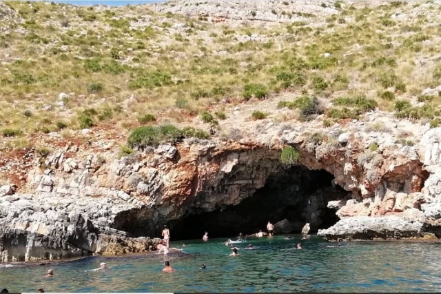 Schwimmen im Meer 