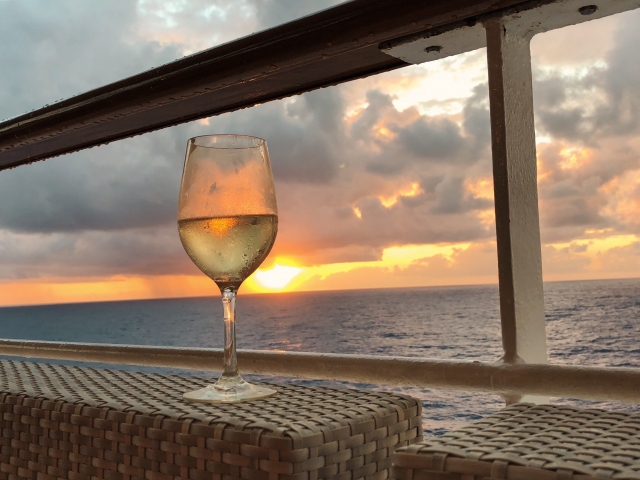 Aperitivo en barco 