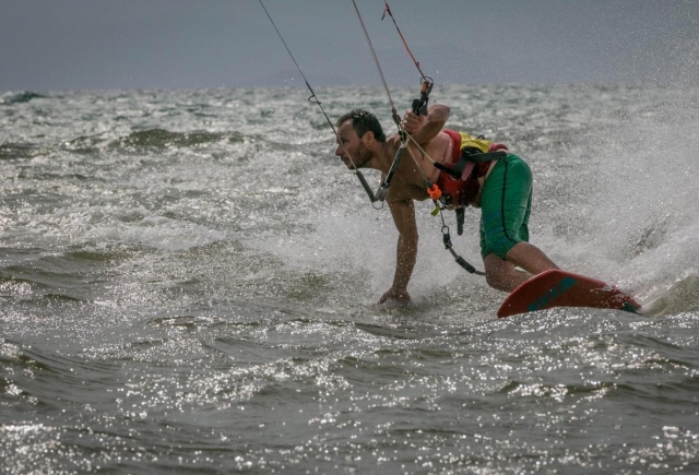 kite en la provincia de Groosseto 