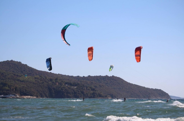  kitesurf en Puntone 