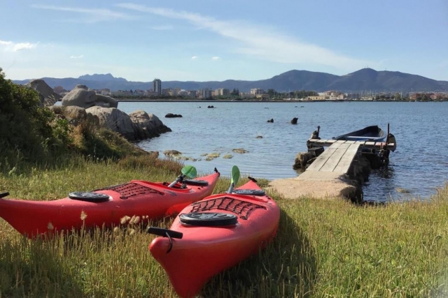  kayak en el golfo de Olbia 