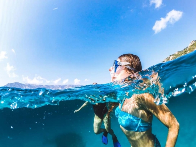  snorkeling in Sardinia 