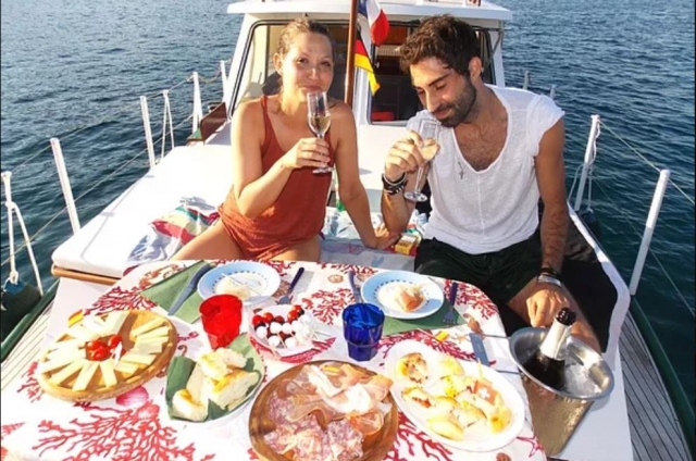 Toasting on board 