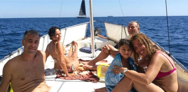  During the boat excursion 
