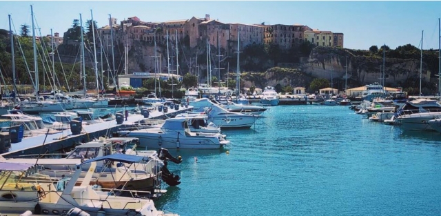  At the tourist port of Tropea