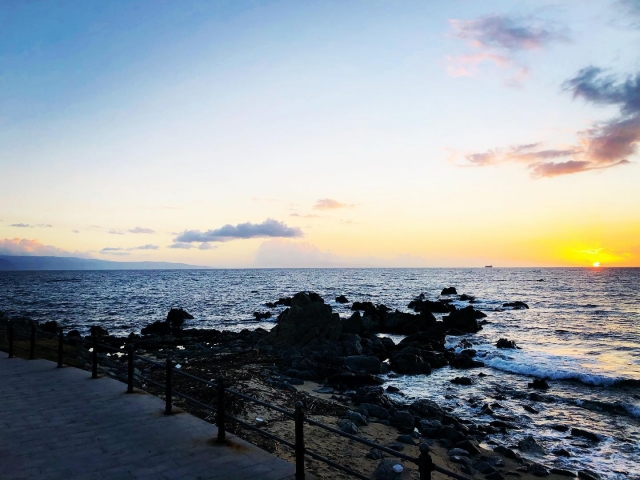  海上日落