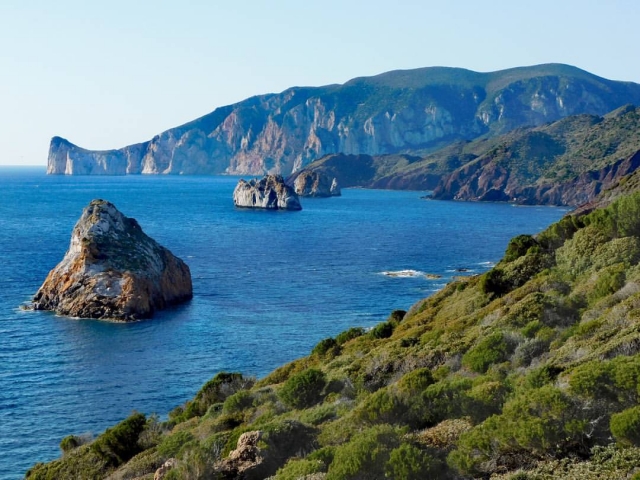 Panorama sulla costa