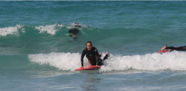  On the board