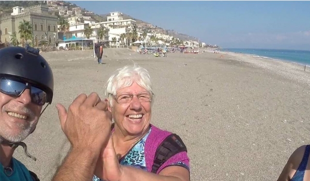  Landed on the beach 