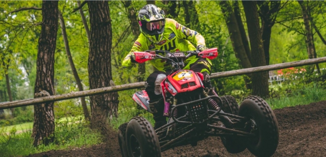  In the woods on a quad 