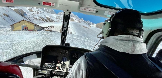  Helikopterflug Aostatal 