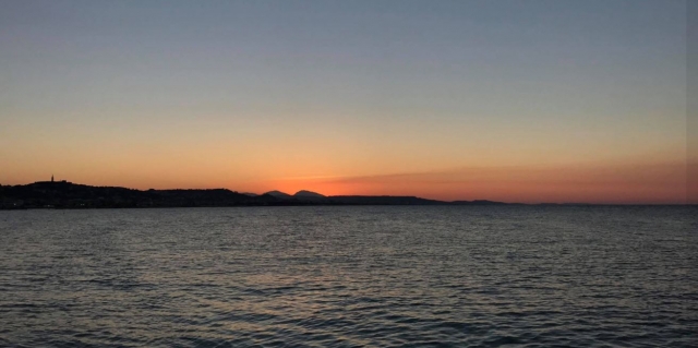 海上日落 