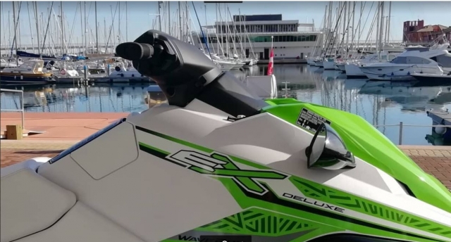  Unsere grün-weiße Yamaha 