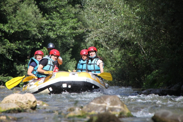 Rafting nel verde