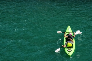 Alquiler de kayak doble en Bosa durante 2 horas