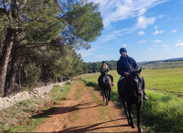  Riding in the Alta Murgia National Park 
