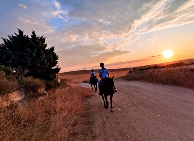  Atardecer a caballo 