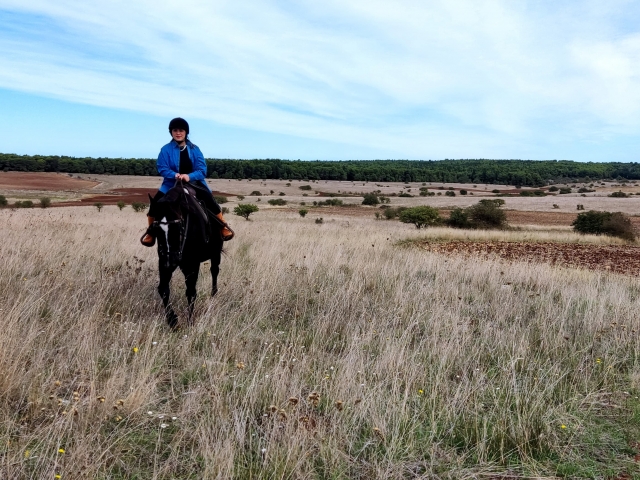  A caballo por el campo