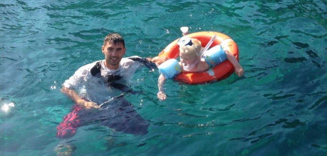  um bom banho no mar 