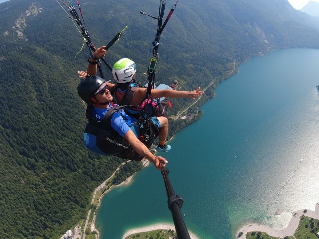  Flue le lac Molveno 