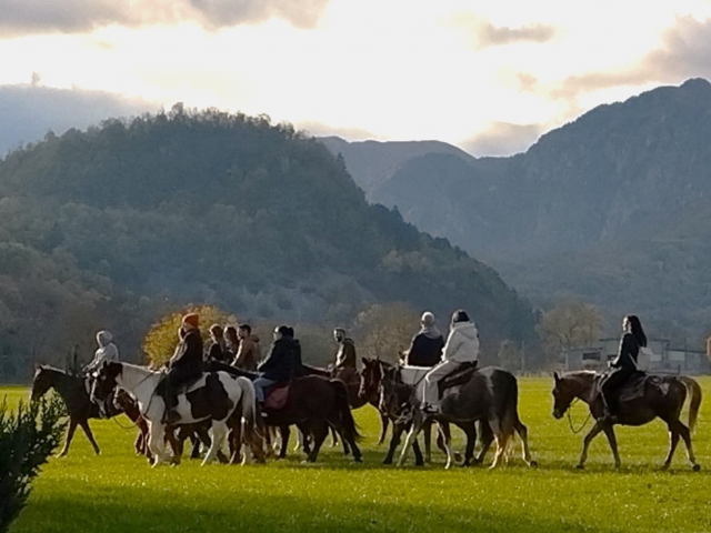 Caminhada nas montanhas 