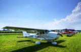 30 minute airplane flight over Valdichiana
