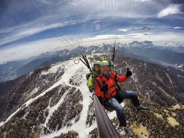 Gleitschirmfliegen Kronplatz 